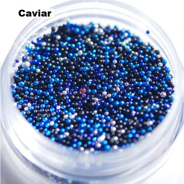 Perlute caviar CAV018 pentru decor unghii Mix Metalizat
